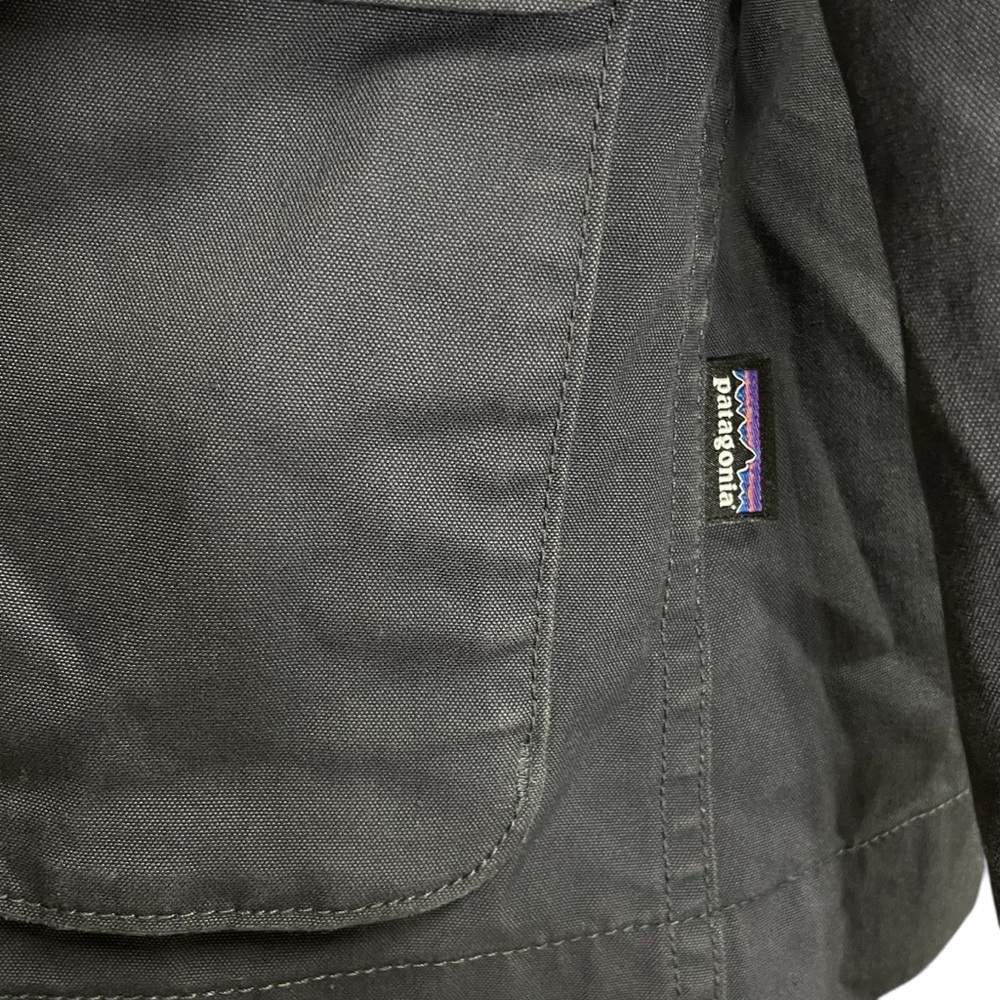 Patagonia Womens Prairie Dusk Barn Jacket Smolder Blue Military Style Coat Sz S - Picture 9 of 16